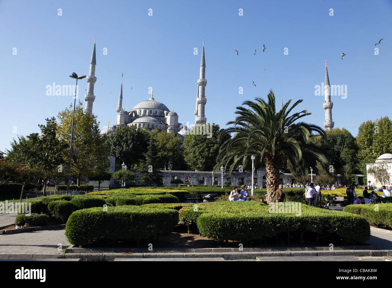 BLUE MOSQUE SULTAN AHMET CAMII SULTANAHMET ISTANBUL TURKEY 04 October ...