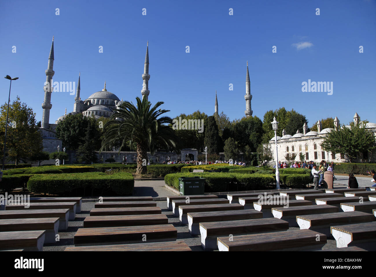 BLUE MOSQUE SULTAN AHMET CAMII SULTANAHMET ISTANBUL TURKEY 04 October ...