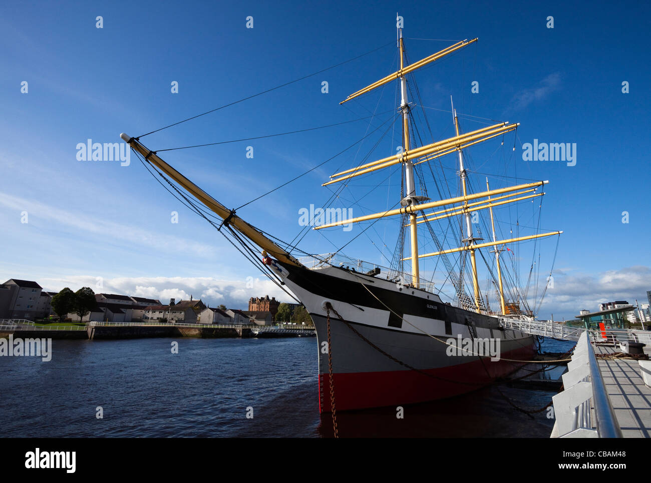Glenlee tall ship, berthed at the Riverside Museum, Anderston, Glasgow