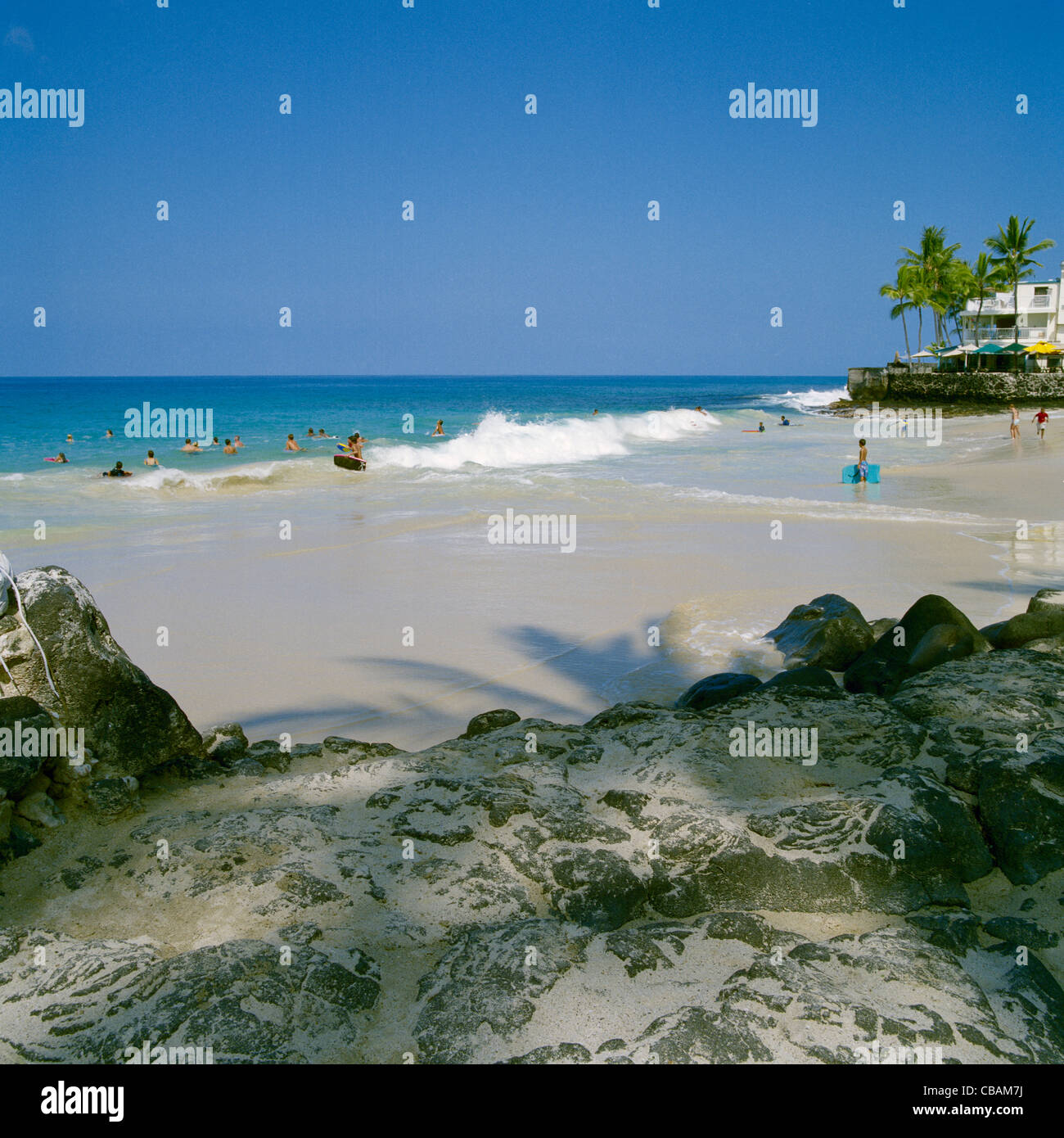 White Sands Beach Kona Coast Big Island Hawaii Stock Photo Alamy