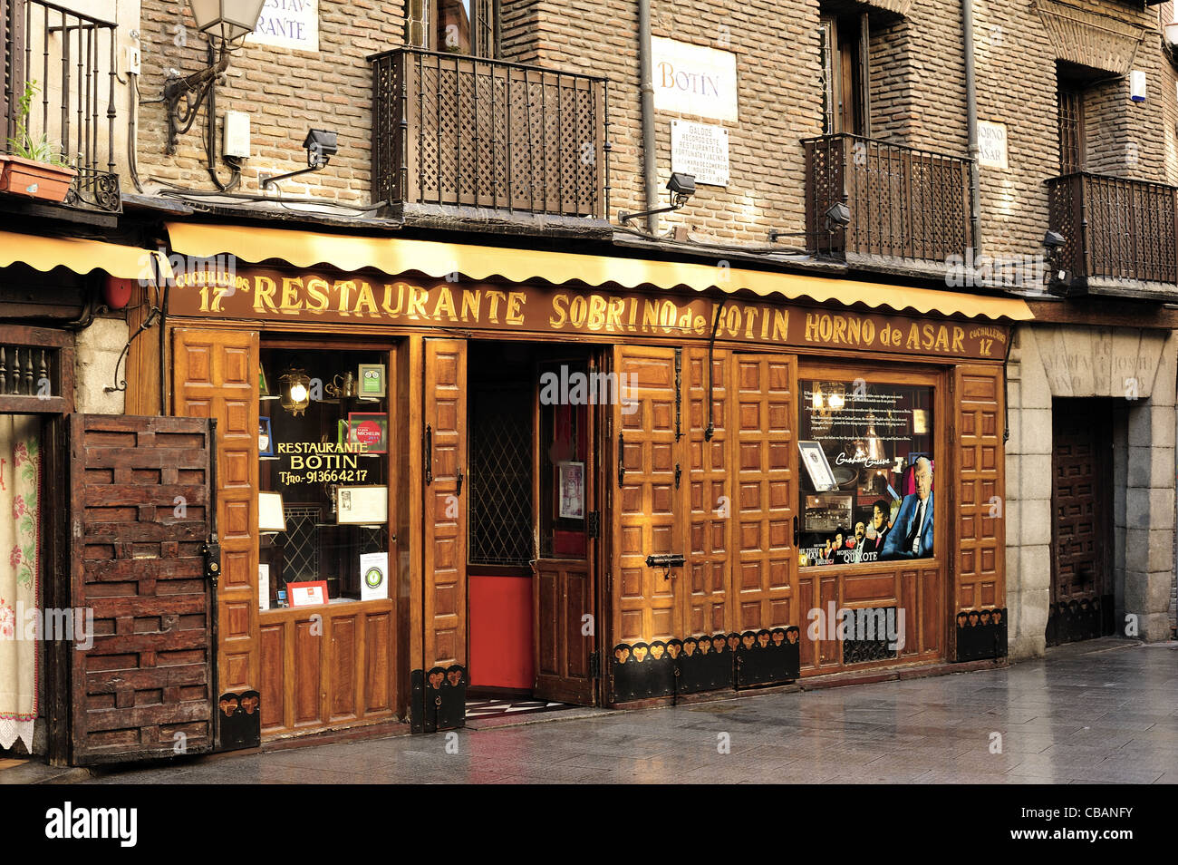 restaurant Sobrino de Botin (Madrid, Spain) Stock Photo
