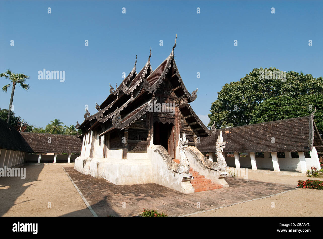 Wat Ton Kwen. Hang Dong. Chiang Mai. Thailand Stock Photo - Alamy