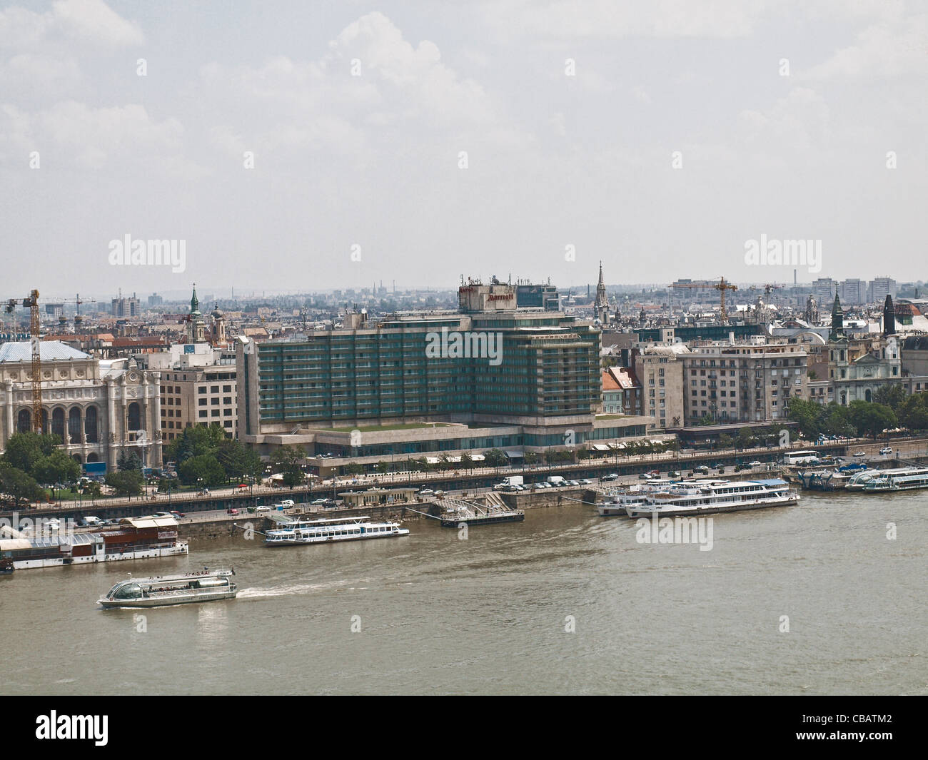 The Danube River and the Pest side of Budapest, Hungary Stock Photo Alamy