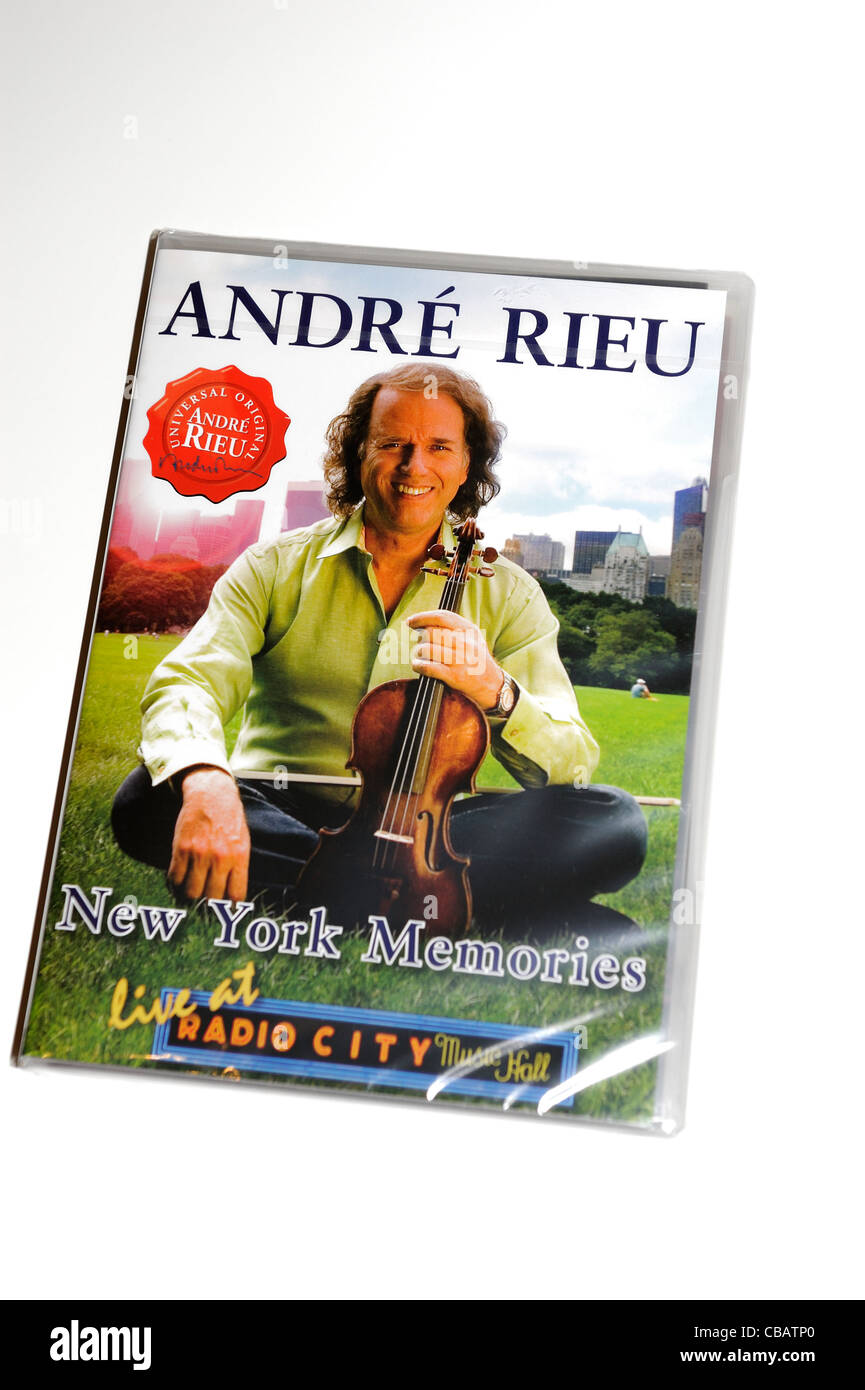 andre rieu new york memories dvd disc packaging Stock Photo - Alamy