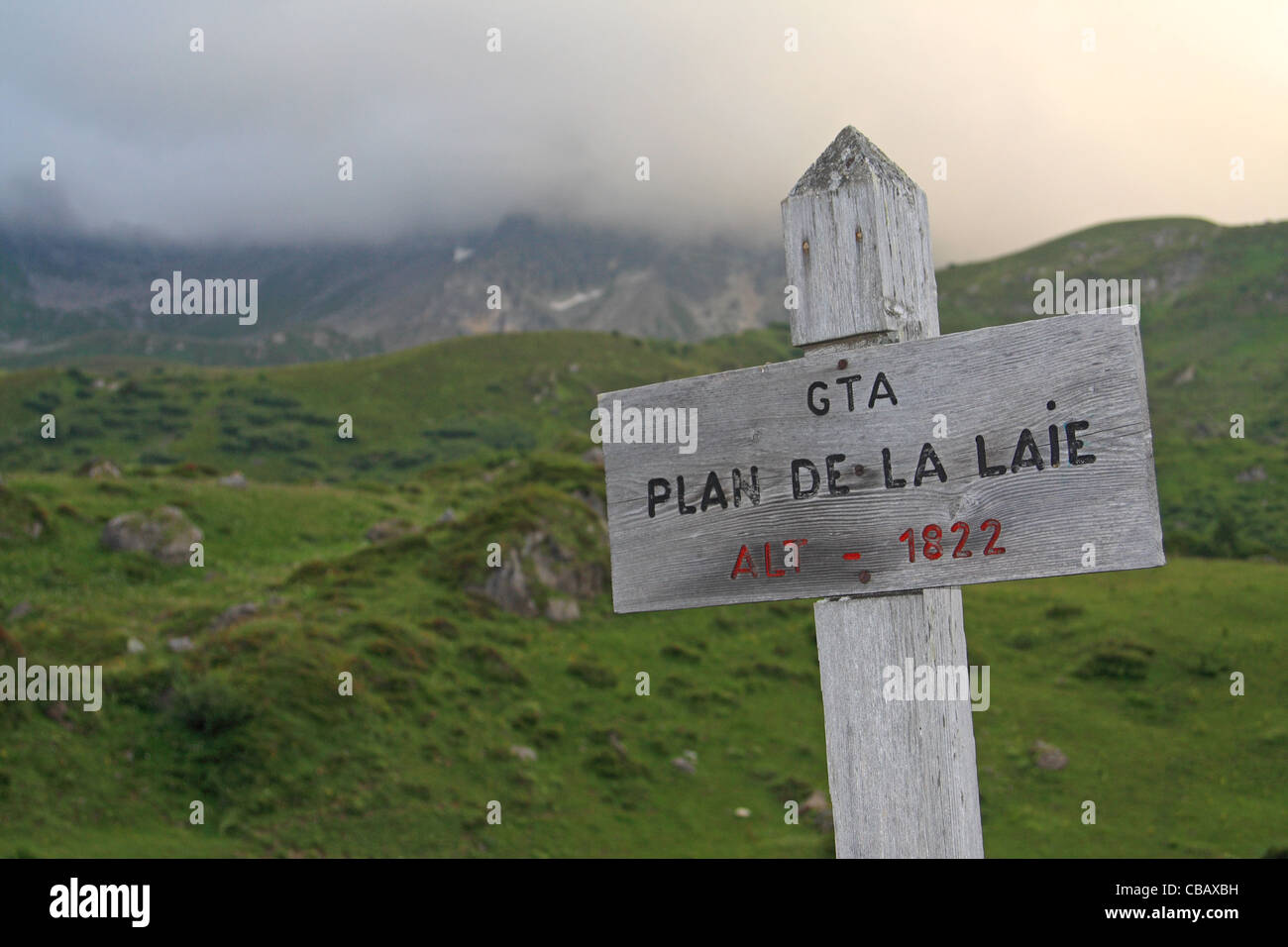 Plan de la Laie, near Beaufort, Savoie, French Alps Stock Photo