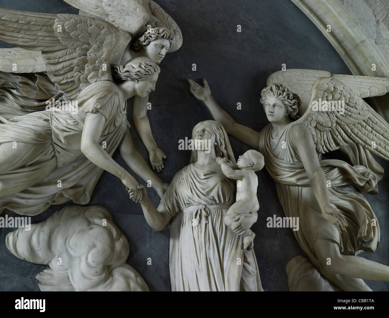 Gloucester Cathedral memorial to Sarah Morley Stock Photo