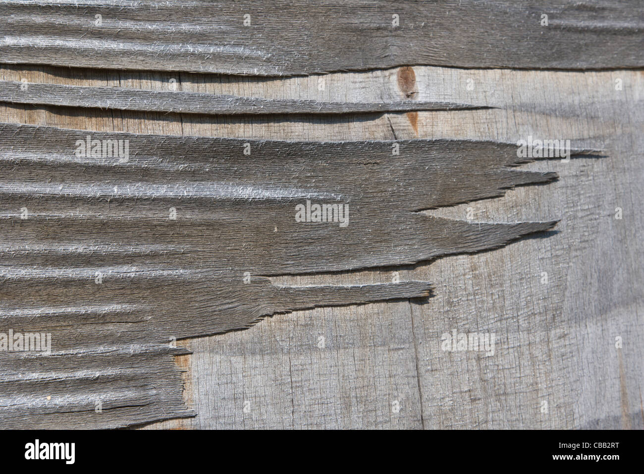 Wall repaired with plywood Stock Photo Alamy