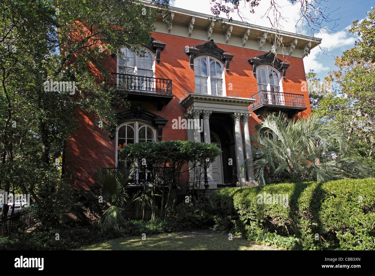 Mercer Williams House in Savannah, Georgia Stock Photo