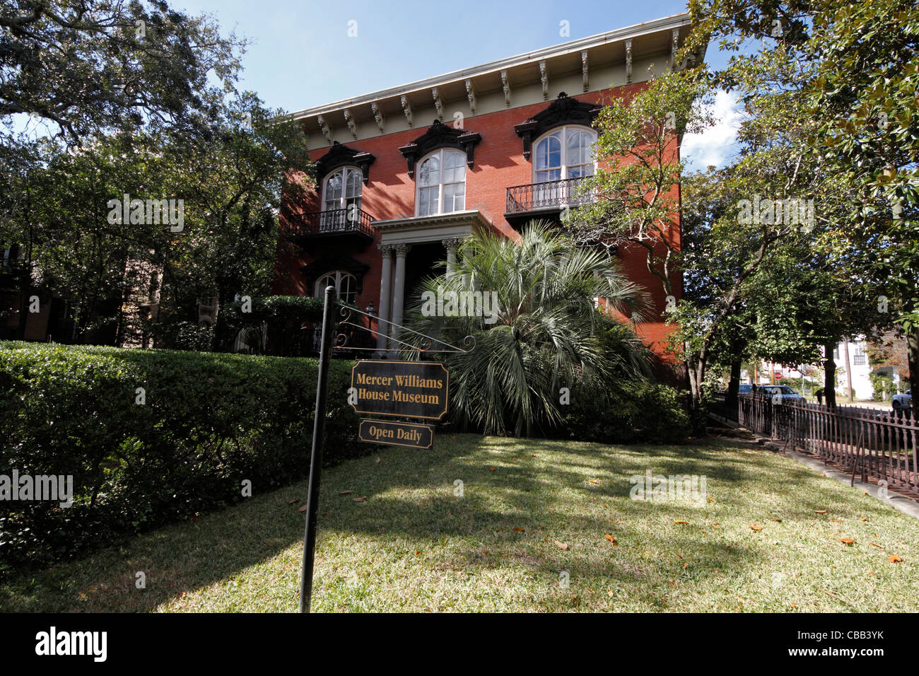 Mercer Williams House in Savannah, Georgia Stock Photo