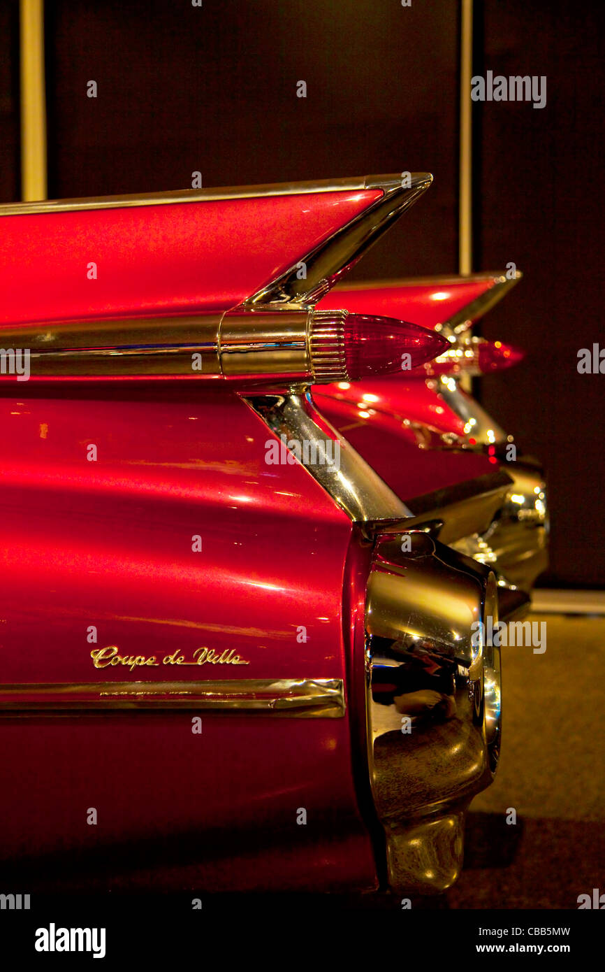 Cadilllac Coupe Deville, World of WearableArt and Classic Cars, Museum, Stoke, Nelson,South Island, New Zealand Stock Photo