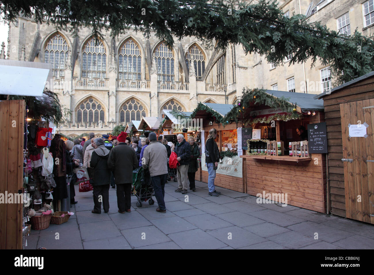 Bath Christmas Market, England Stock Photo Alamy