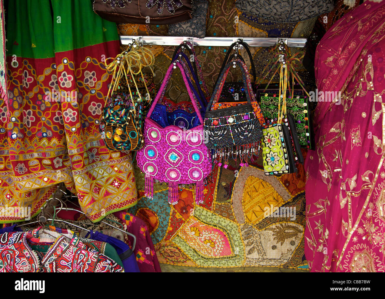 Gift shop selling souvenirs and presents in Thamel, Kathmandu, Nepal, Asia Stock Photo