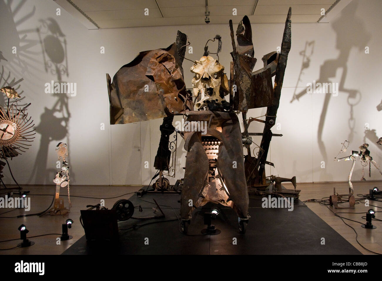 Jean Tinguely, sculpture, museum, Basel, Switzerland Stock Photo - Alamy