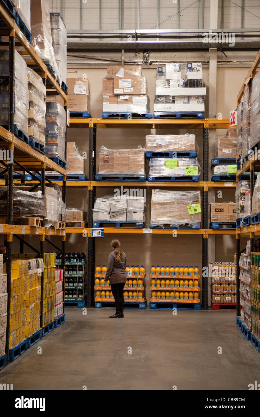Aisles shopping stores inside shelves hires stock photography and
