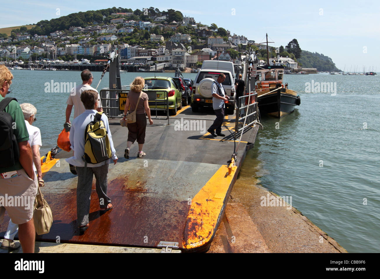 Dartmouth Car Ferry Stock Photo Alamy