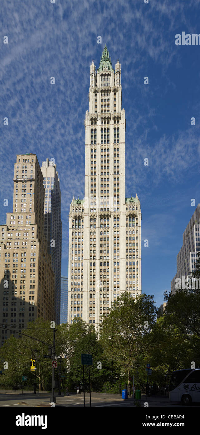 Woolworth Building, New York Stock Photo