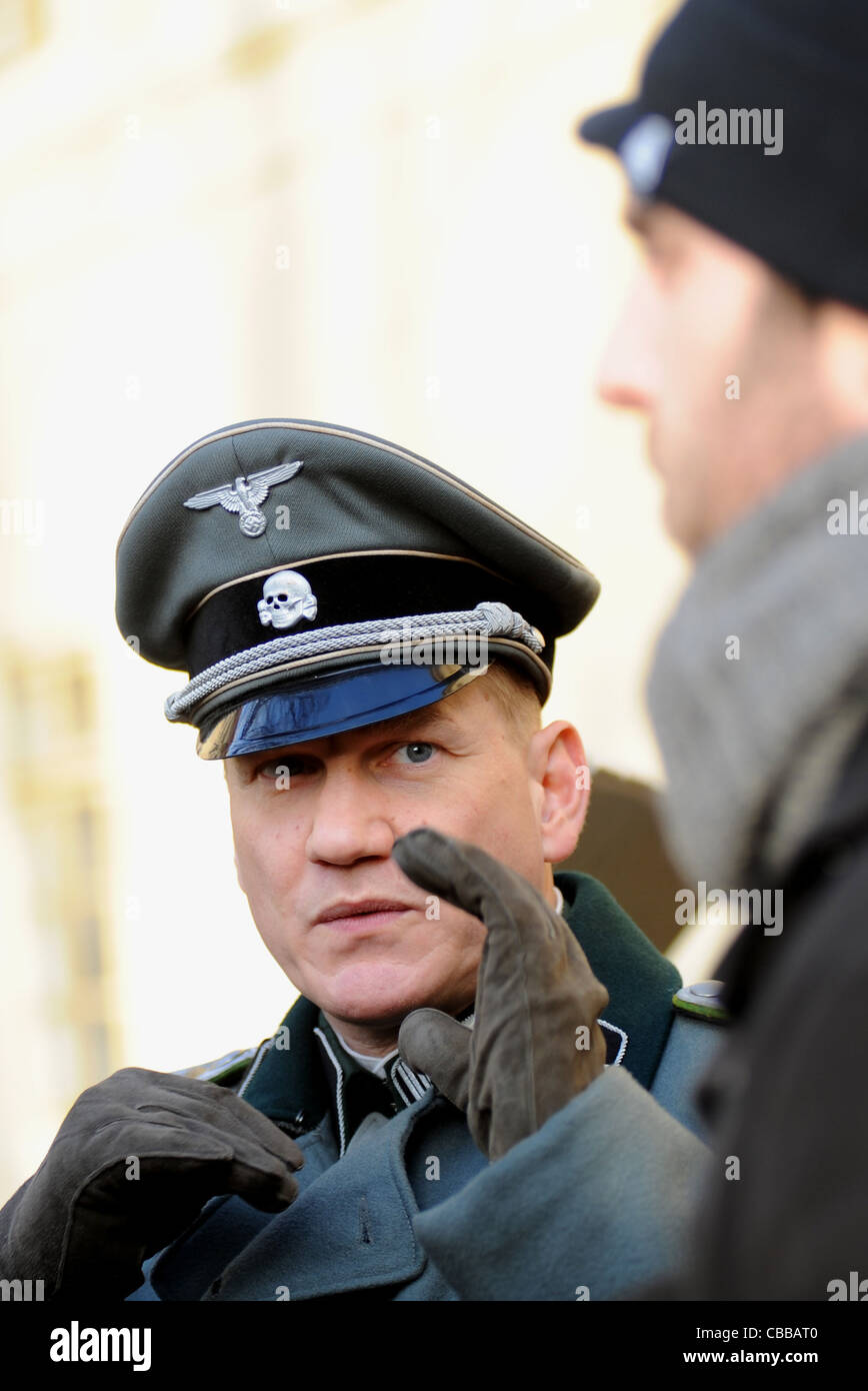 German actor Joachim Paul Assboeck during shooting of historic movie Lidice by director Petr Nikolaev (CTK Photo/Veronika Stock Photo