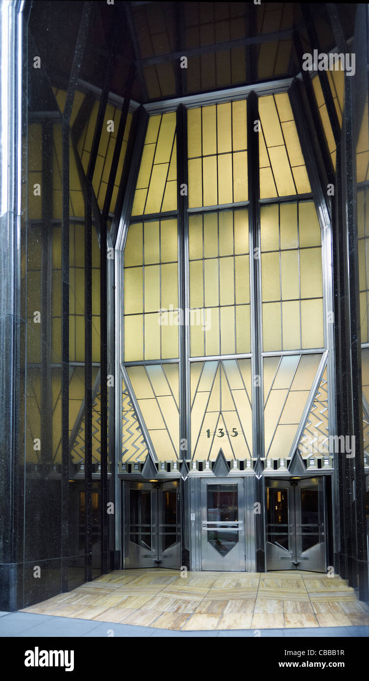 Chrysler doorway Stock Photo