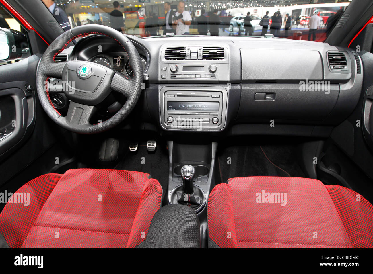 Skoda Fabia Monte Carlo, on the 81st. International Motor Show in Geneva,  Switzerland on Wednesday, March 3rd, 2011. (CTK Stock Photo - Alamy