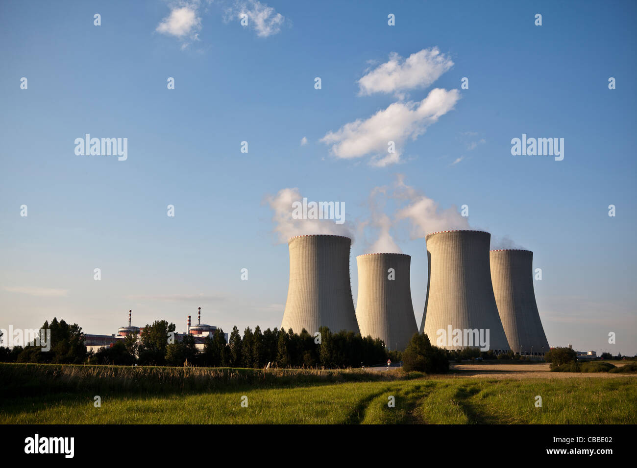 Cooling tower of the Nuclear power plant Temelin, Czech Republic. (CTK ...
