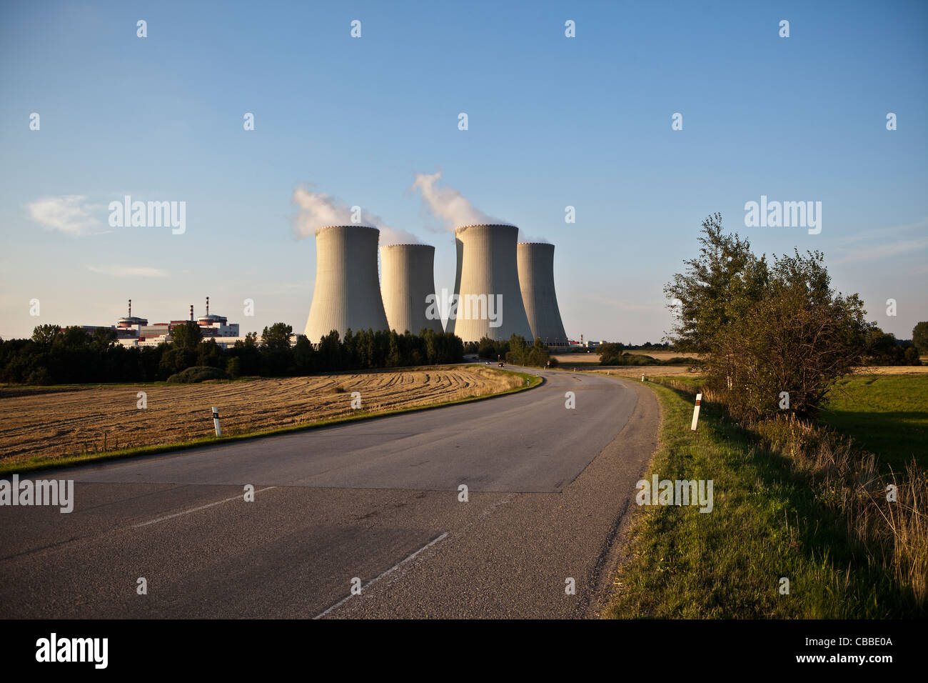 Cooling tower of the Nuclear power plant Temelin, Czech Republic. (CTK ...