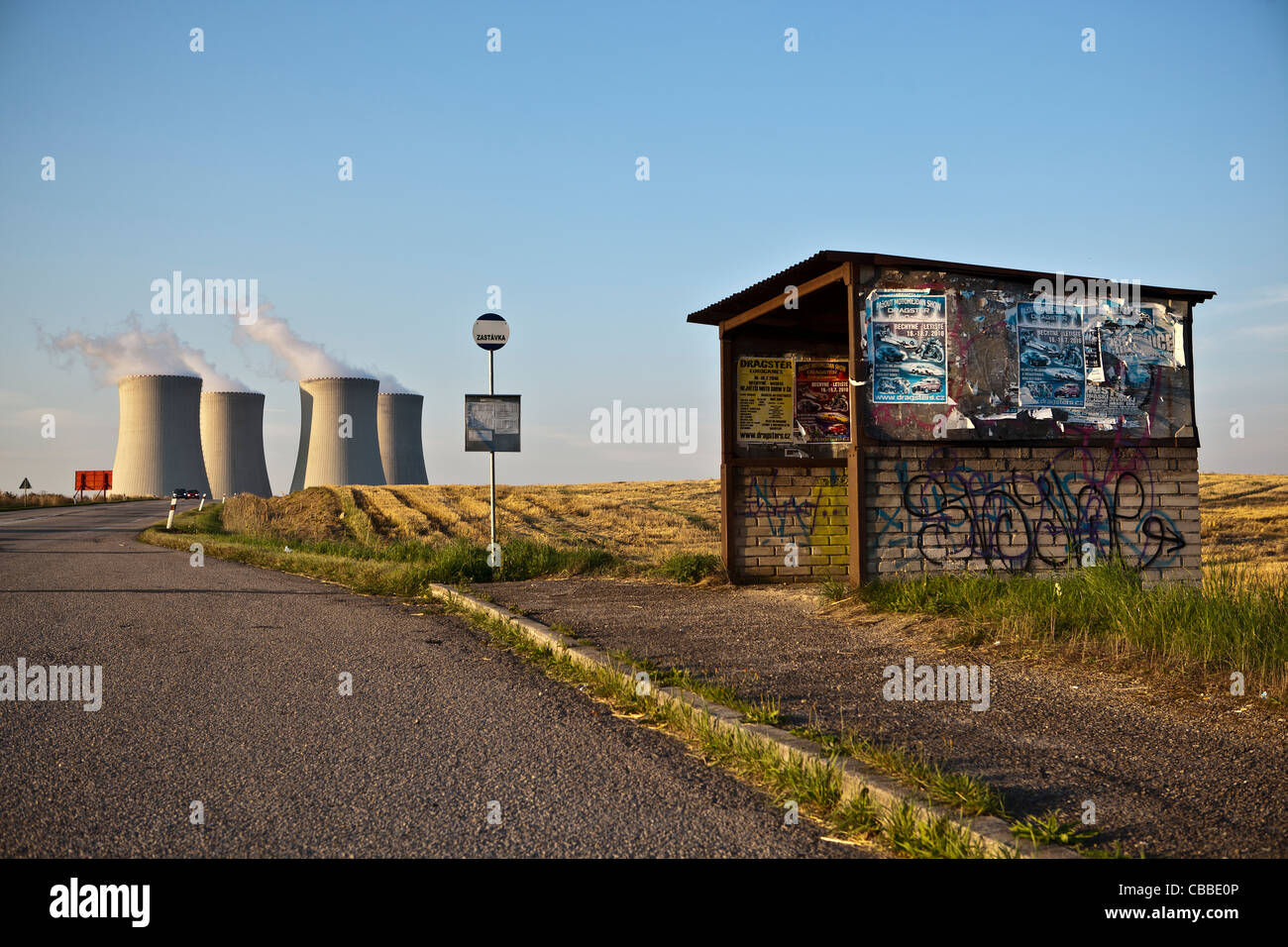 Cooling tower of the Nuclear power plant Temelin, Czech Republic. (CTK ...