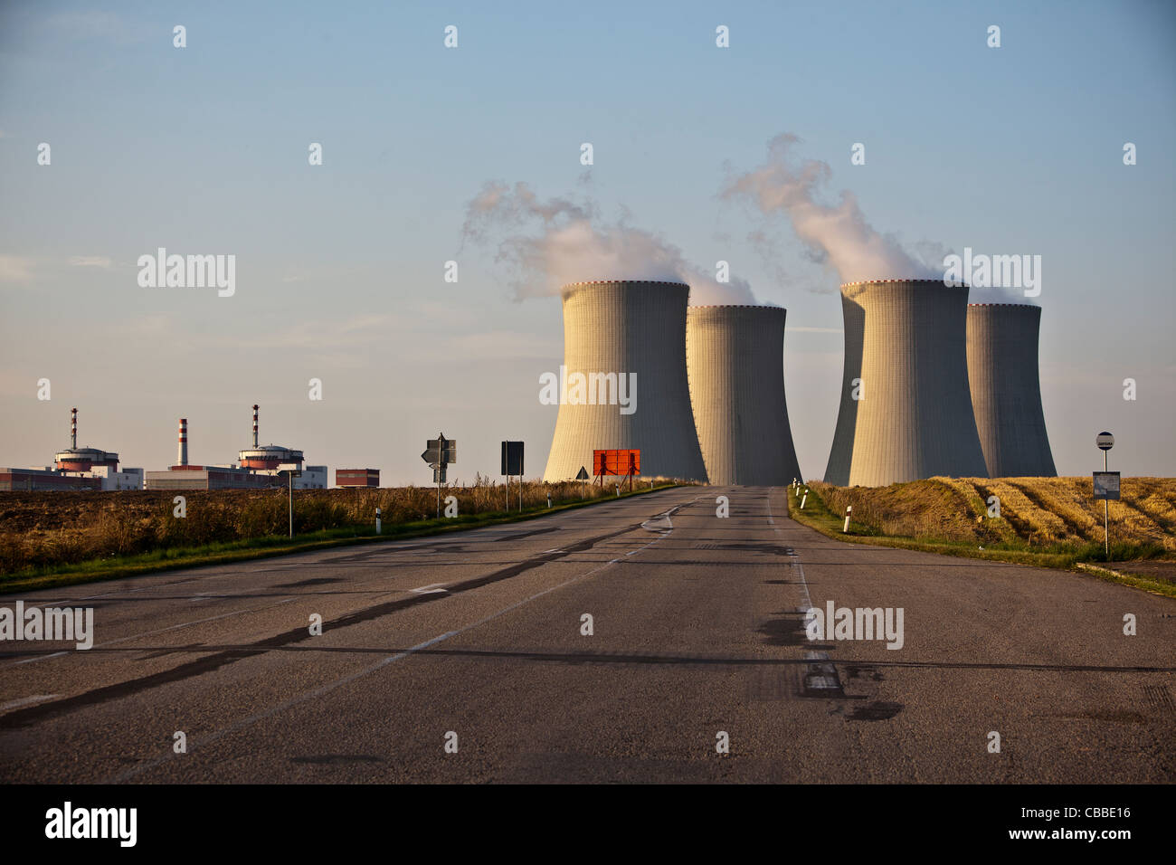 Cooling tower of the Nuclear power plant Temelin, Czech Republic. (CTK ...