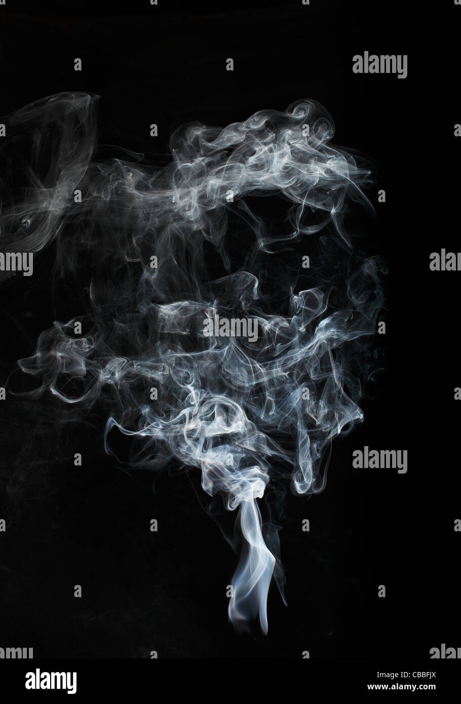 Up in smoke Stock Photo