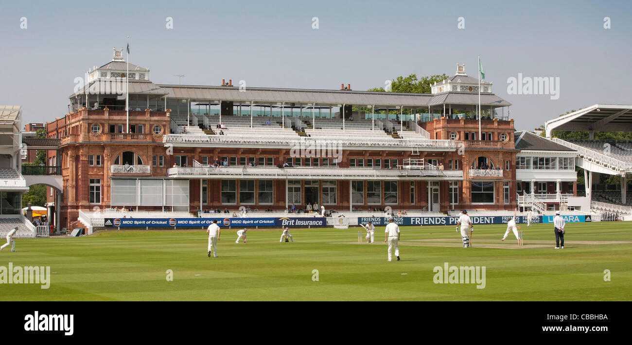 Eton verses Harrow cricket match at Lords in London.  Picture by James Boardman. Stock Photo