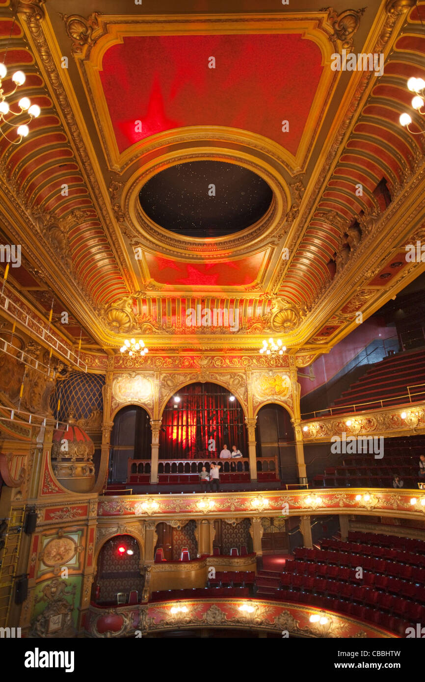 England, London, Hackney, Ceiling of the Hackney Empire Theatre Stock Photo