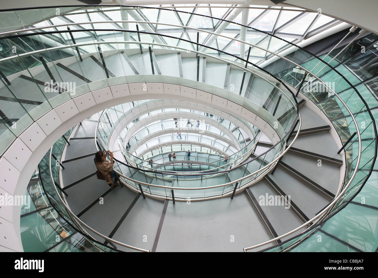 England, London, Interior of City Hall Stock Photo - Alamy
