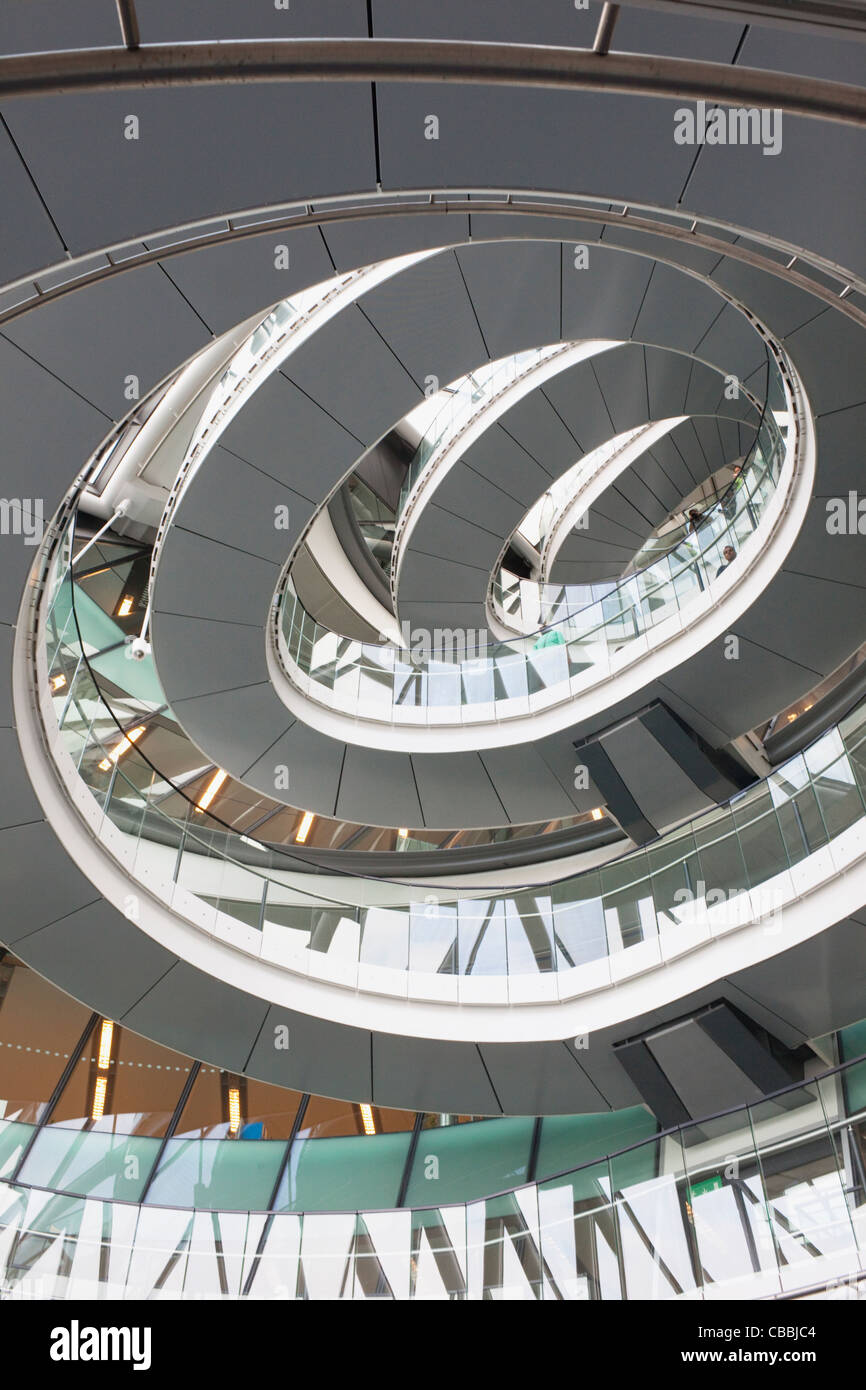 England, London, Interior of City Hall Stock Photo - Alamy