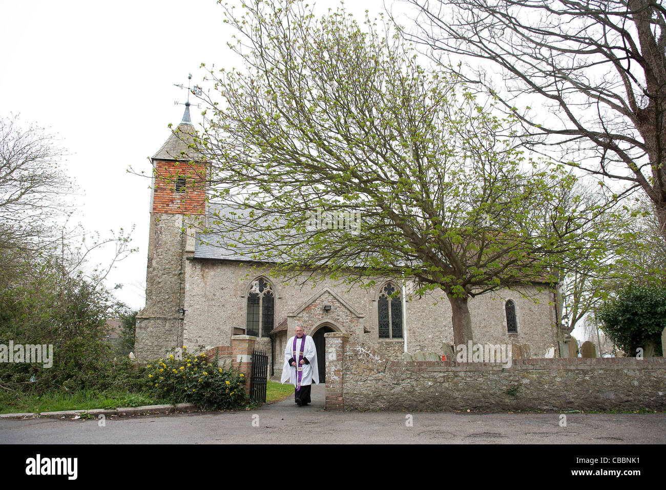 St Peter and St Paul Church in Dymchurch in Kent. Picture by James