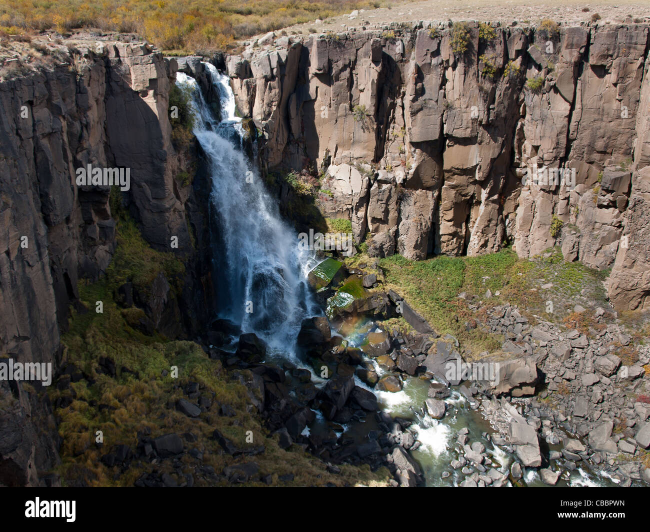 Autumn at North Clear Creek Water Falls in Colorado Stock Photo - Alamy