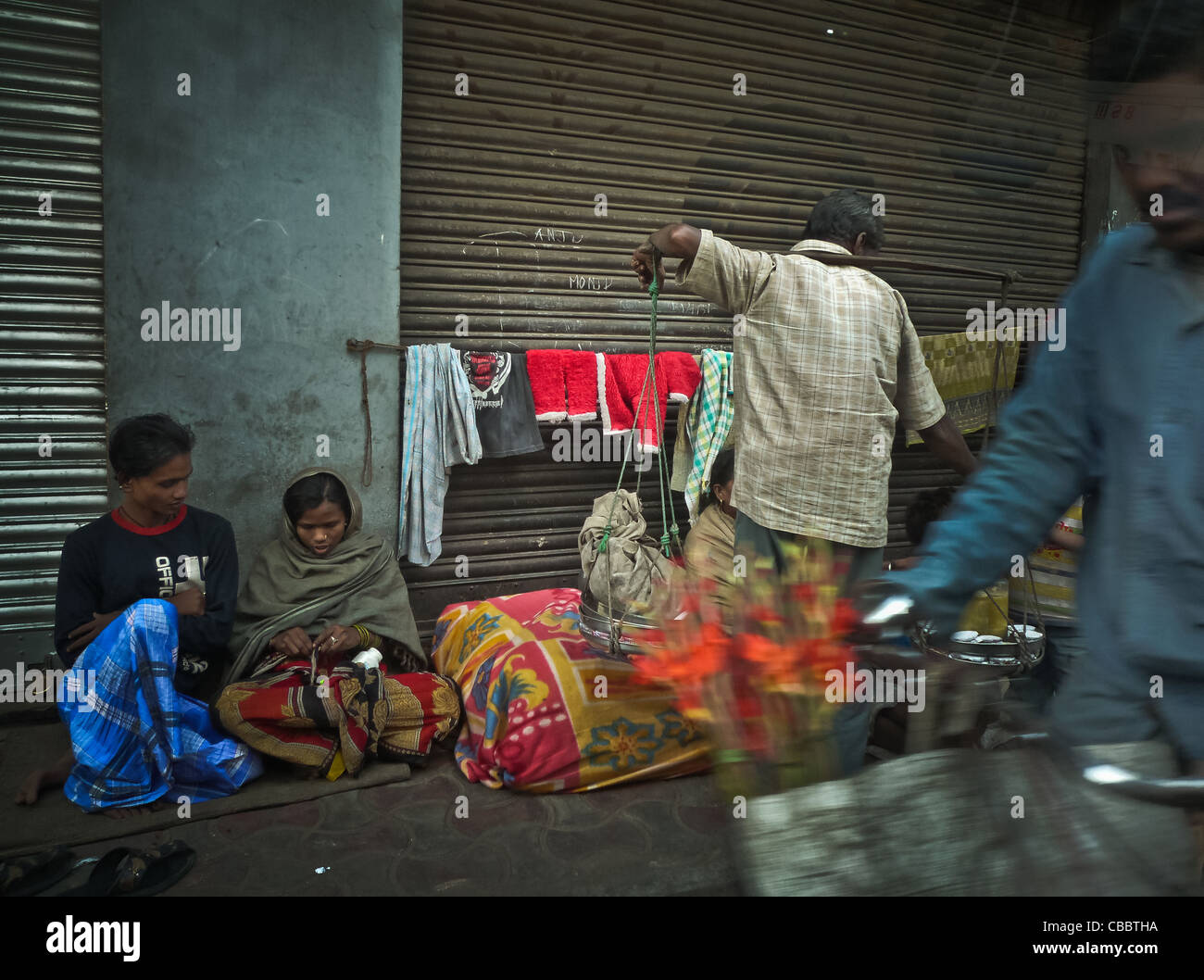 Street Kolkata Homeless Calcutta Poverty High Resolution Stock ...