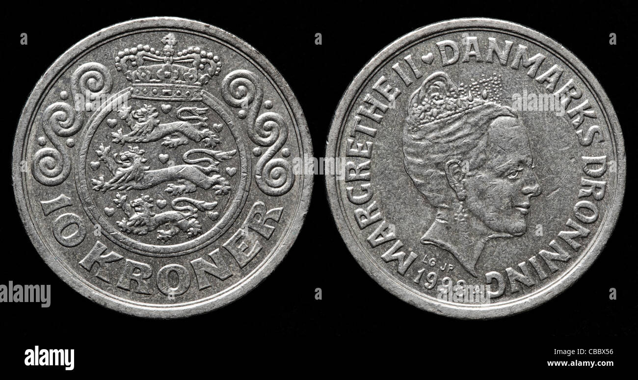 10 Kroner Coin Denmark 1998 Stock Photo Alamy 10-kroner-coin-denmark-1998-stock-photo-alamy