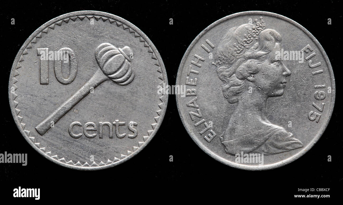 10 Cents Coin Fiji 1975 10 Cents Coin Fiji 1975