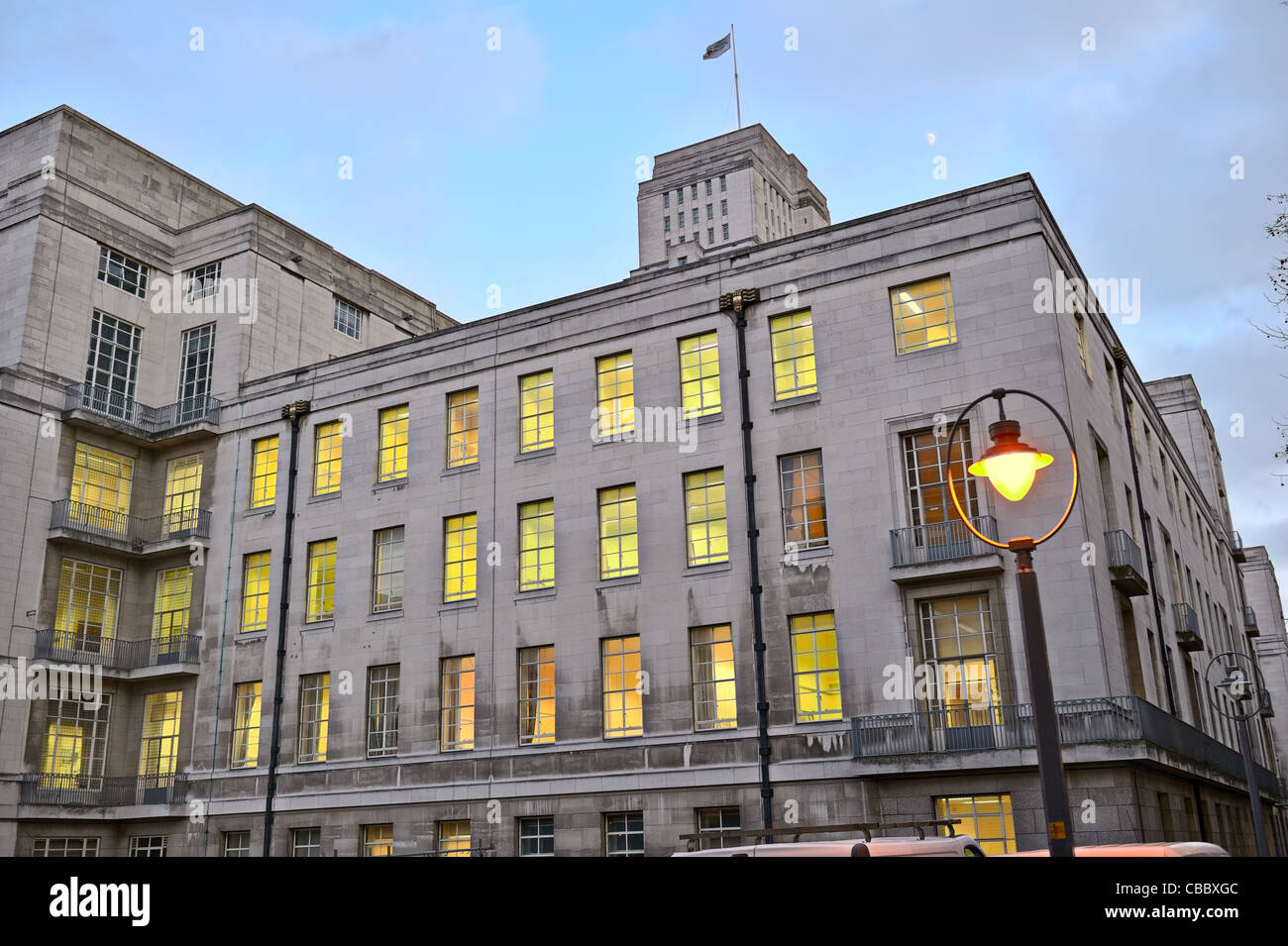 The Senate House of the University of London, Bloomsbury Campus Stock Photo