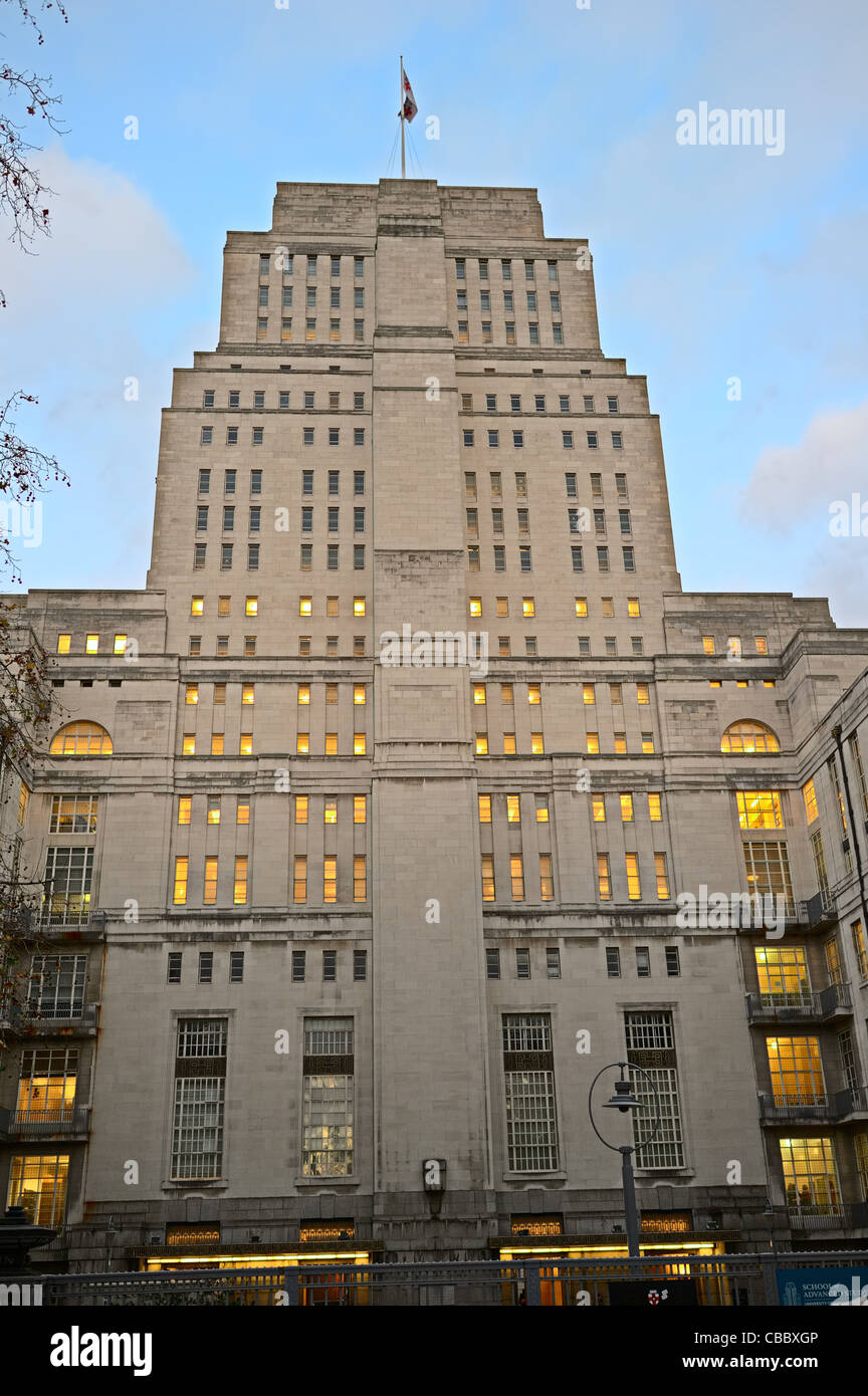 The Senate House of the University of London, Bloomsbury Campus Stock Photo