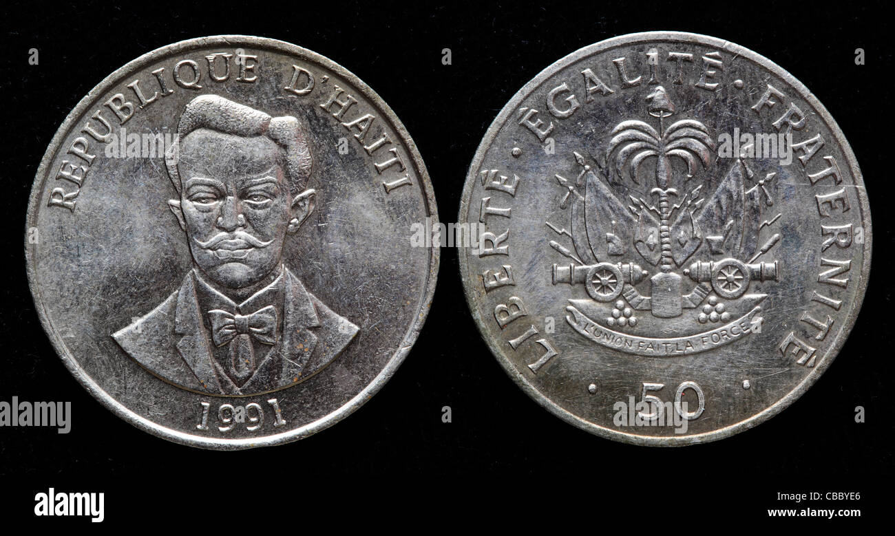 Coin currency money haiti hi-res stock photography and images - Alamy