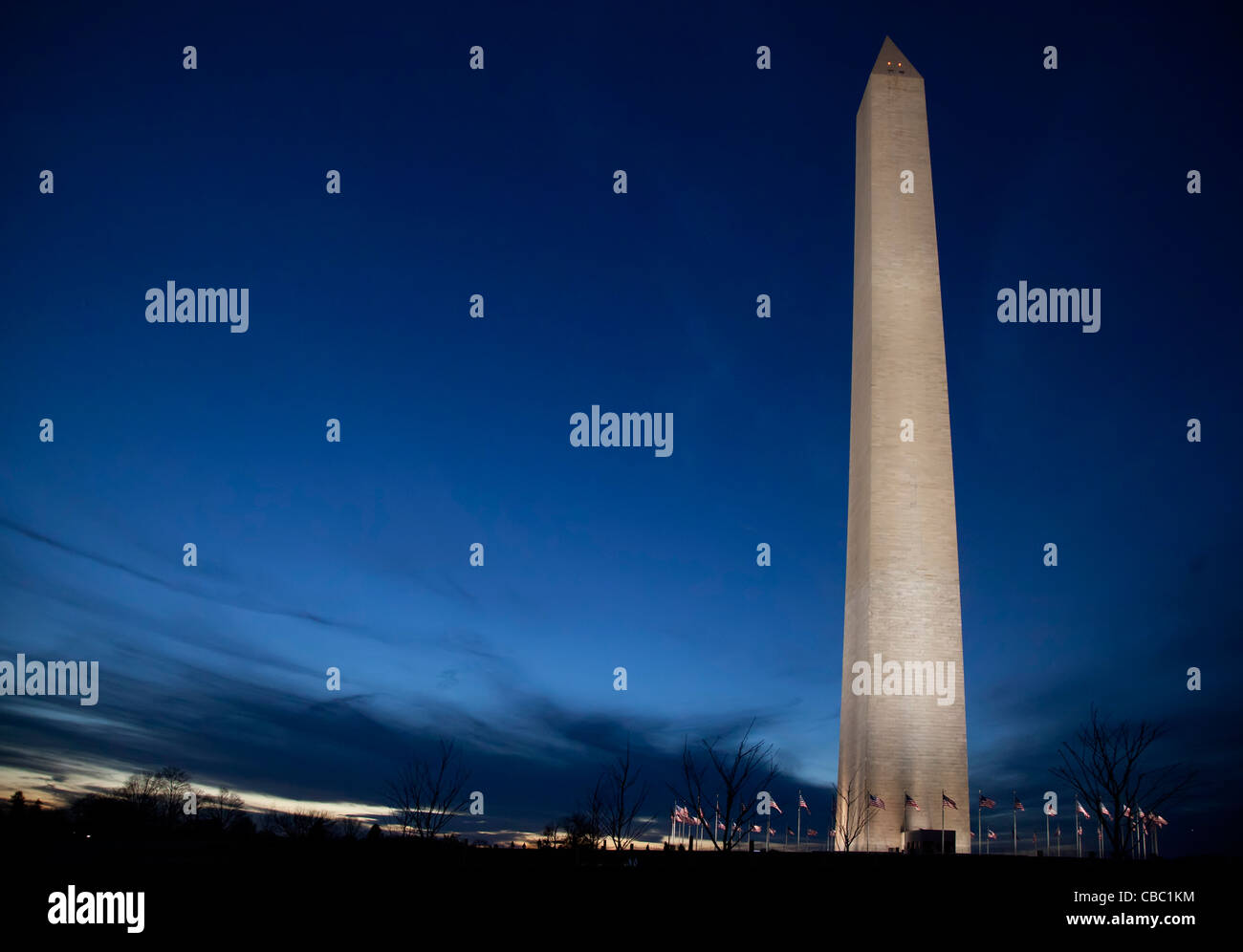 Washington, DC - The Washington Monument. Stock Photo