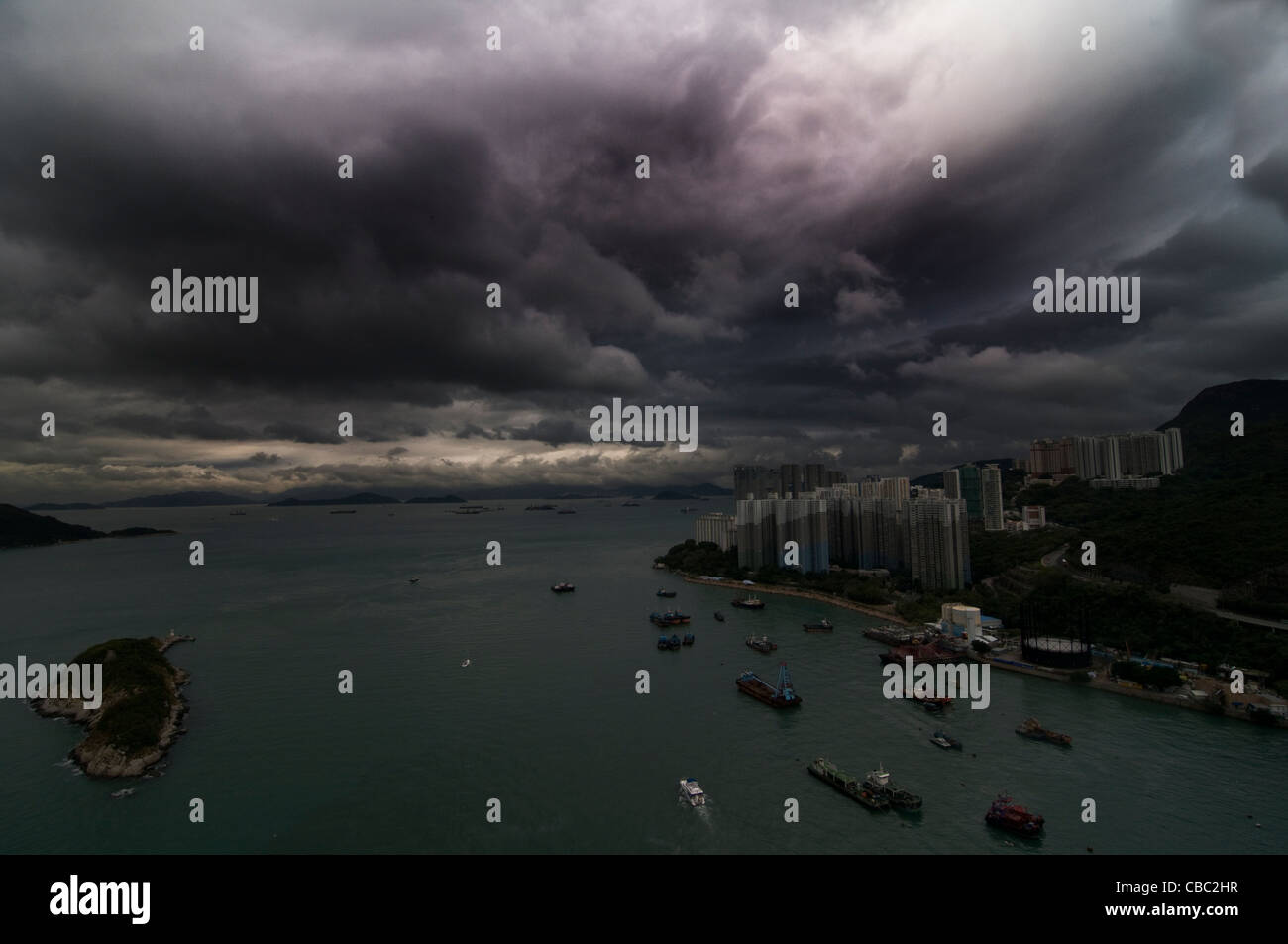 A big storm over the South China Sea Stock Photo - Alamy