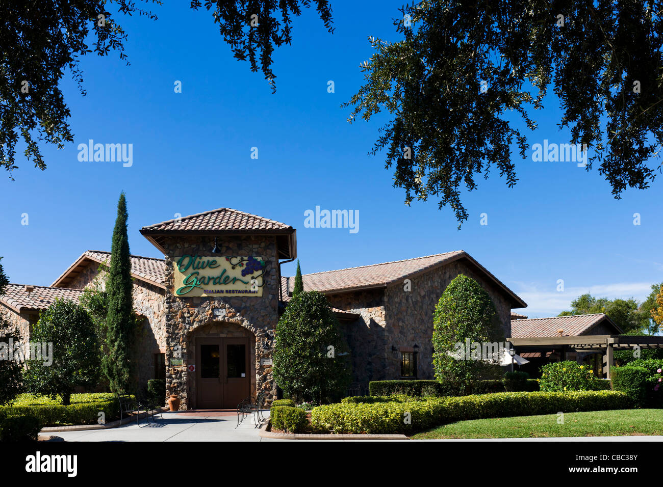 Olive Garden Restaurant on International Drive, Orlando, Central Florida, USA Stock Photo