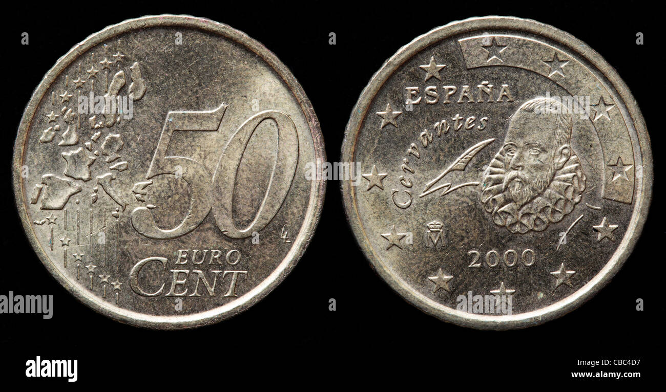 Spanish 1 euro coin hi-res stock photography and images - Alamy