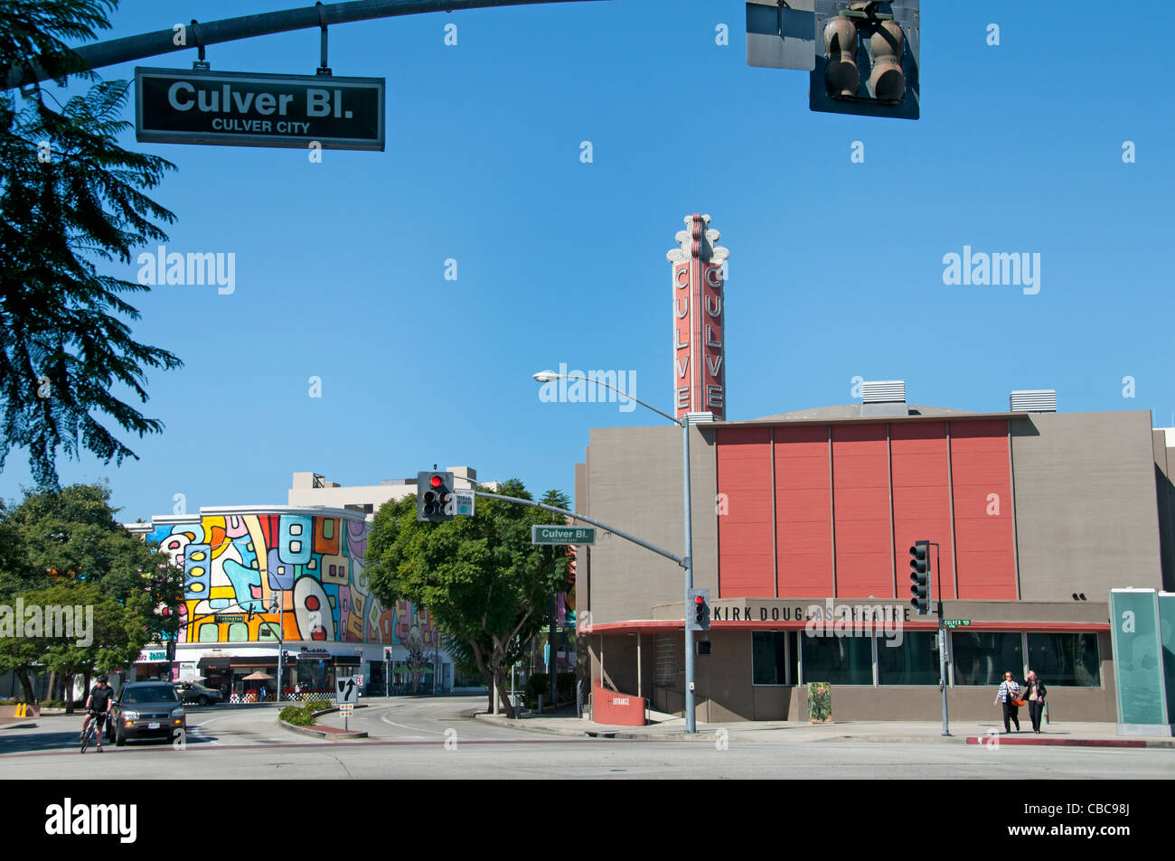 Culver City  Kirk Douglas Theatre dating from 1947 Movies California United States Los Angeles Stock Photo