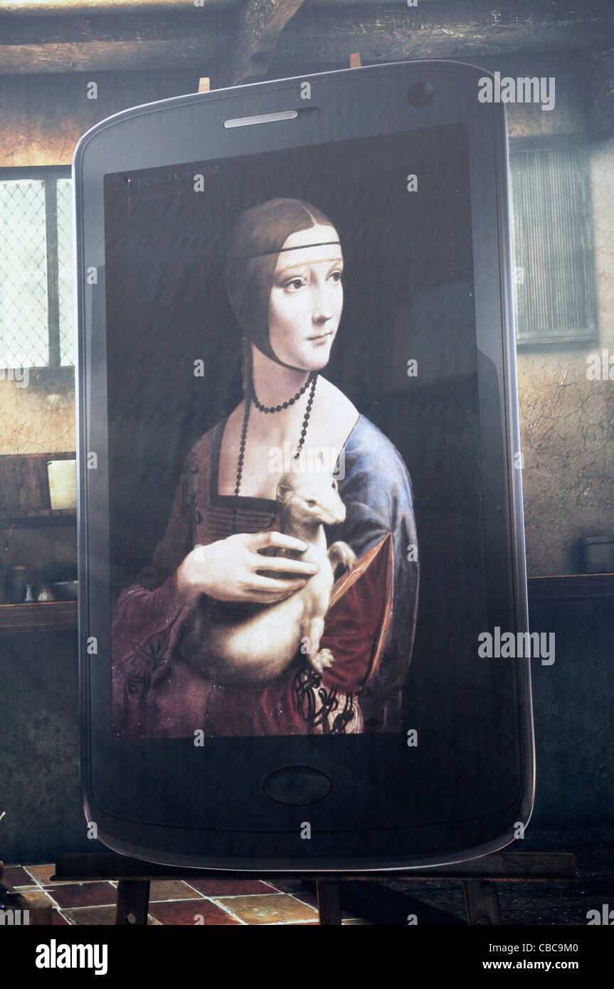 Leonardo Da Vinci Exhibition Billboard at The National Gallery