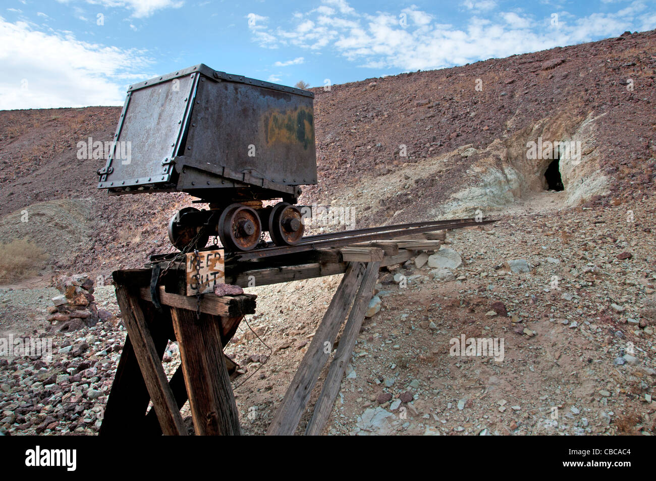 California Barstow Calico ghost town old silver mining gold rush
