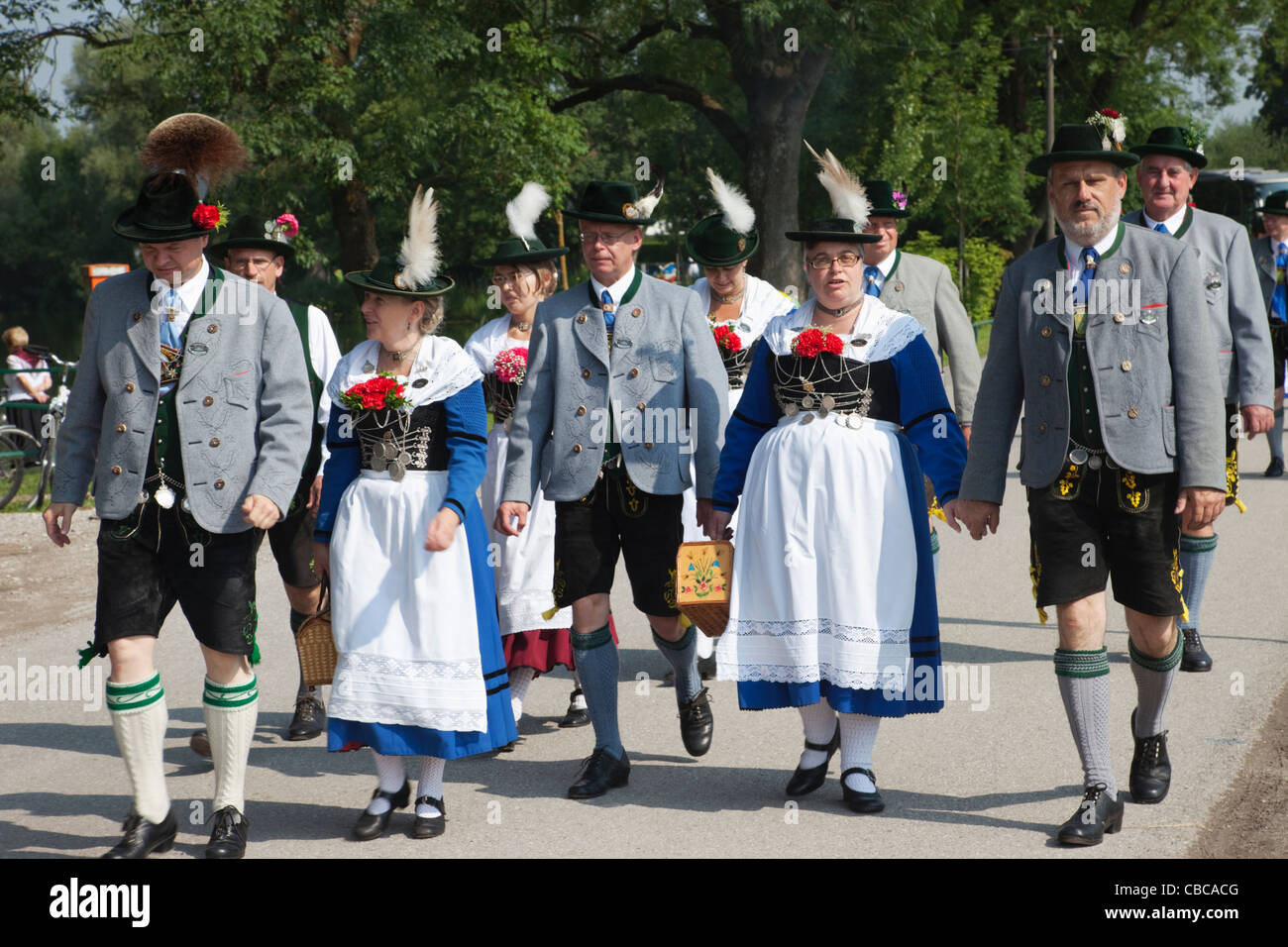 Germany, Bavaria, Munich, People in Bavarian Costume Stock Photo - Alamy