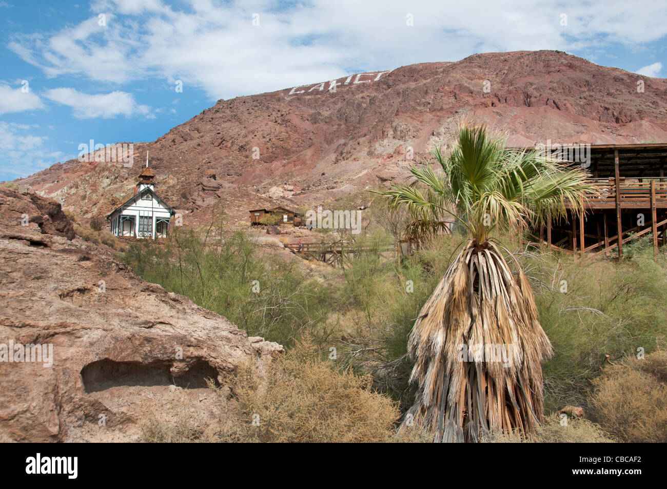 California Barstow Calico ghost  town old silver mining gold rush California United States Stock Photo