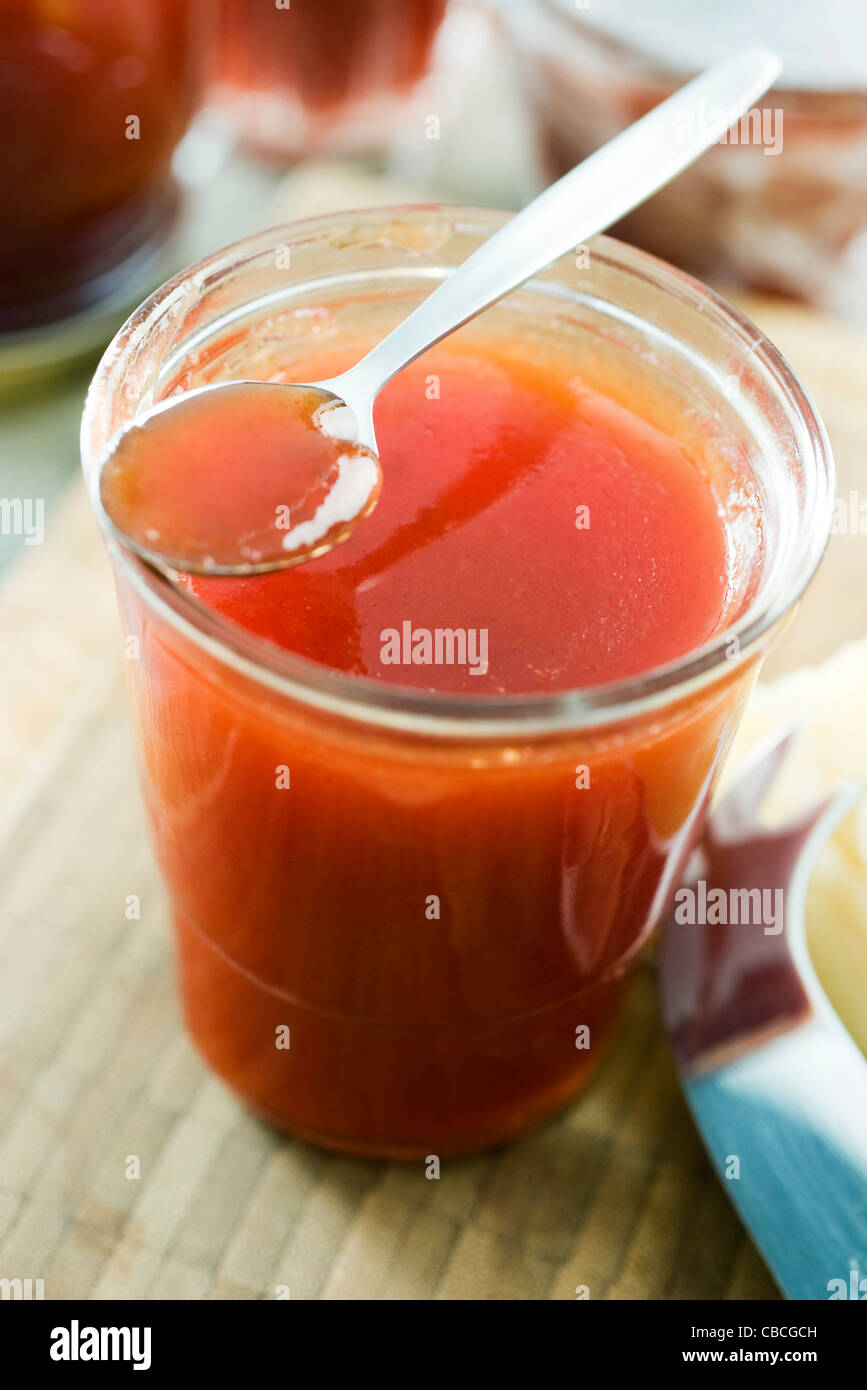 Spicy tomato marmalade Stock Photo Alamy